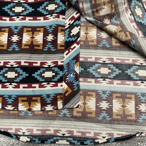 Rock & Roll Denim Modern Aztec Western Men’s Shirt - Picture 6 of 14